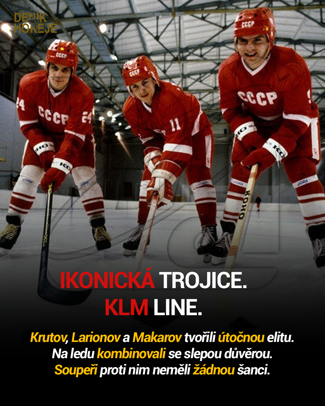 Ikonická trojice — KLM Line